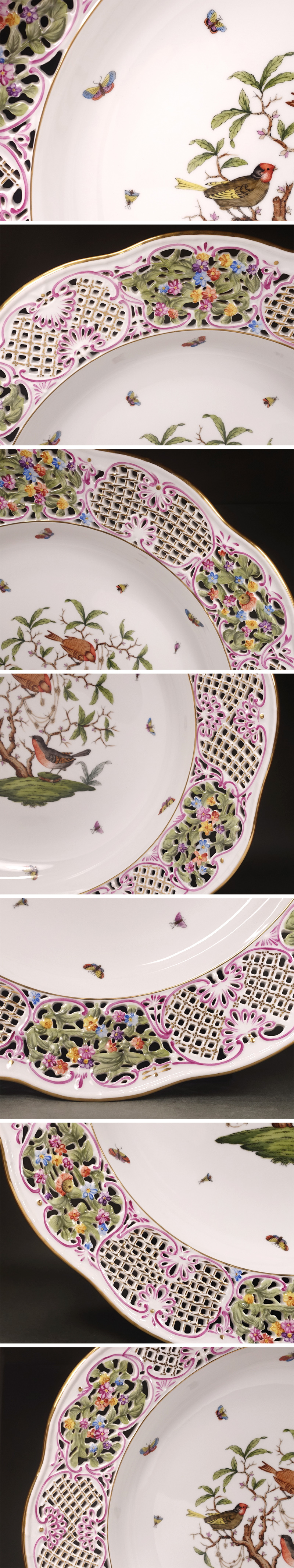 ∇花∇【ヘレンド/Herend】 伝統のロスチャイルド・バード オープン